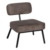 Cadeira Preto Cinzento 58 x 59 x 71 cm