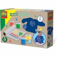 Pintura de Dedos SES Creative Finger painting kit with Eco apron