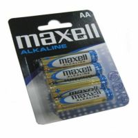 Pilhas Alcalinas Maxell 723882 AA 1,5 V 1,5 V 1.5 V (4 Unidades)