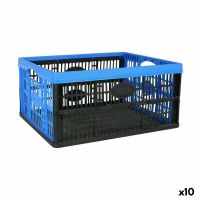 Caixa Dobrável com Alças Tontarelli Voilà Azul 47,5 x 35 x 23,6 cm (10 Unidades)
