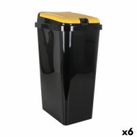 Caixote de Lixo para Reciclagem Tontarelli Amarelo 45 L (6 Unidades)