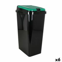 Caixote de Lixo para Reciclagem Tontarelli Verde 45 L (6 Unidades)