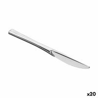 Conjunto de facas reutilizáveis Algon Prateado 50 Peças 20 cm (20 Unidades)