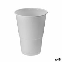 Conjunto de copos reutilizáveis Algon Branco 15 Peças 330 ml (48 Unidades)