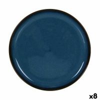 bandeja de aperitivos La Mediterránea Chester Azul Redonda 24,3 x 2,5 cm (8 Unidades)