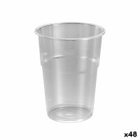 Conjunto de copos reutilizáveis Algon Transparente 12 Peças 500 ml (48 Unidades)
