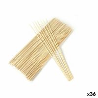Conjunto de Espetos para Churrascos Wooow Bambu 100 Peças 30 cm (36 Unidades)