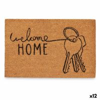 Tapete Welcome Home Natural 60 x 1 x 40 cm (12 Unidades)