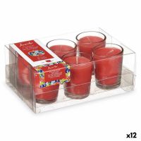 Conjunto de Velas Perfumadas 16 x 6,5 x 11 cm (12 Unidades) Copo Frutos vermelhos