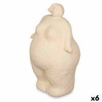 Figura Decorativa Bege Dolomite 14 x 25 x 11 cm (6 Unidades) Mulher De pé