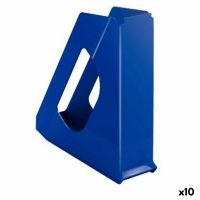 Porta-revistas Esselte Europost Azul poliestireno 25,6 x 7,2 x 26 cm (10 Unidades)