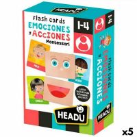 Jogo Educativo HEADU Flash Cards Emociones y Acciones Montessori (5 Unidades)
