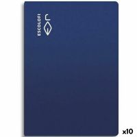 Caderno ESCOLOFI Azul A4 50 Folhas (10 Unidades)