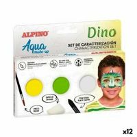 Conjunto de Maquilhagem Infantil Alpino Dino A água (12 Unidades)