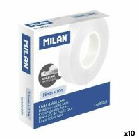 Fita de Dupla Face Milan 15 mm 10 m Transparente (10 Unidades)