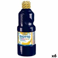 Têmpera Giotto   Preto 500 ml (6 Unidades)