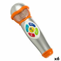 Microfone de brinquedo Winfun 6 x 19,5 x 6 cm (6 Unidades)