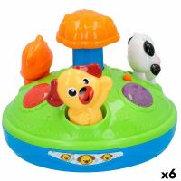 Brinquedo Interativo para Bebés Winfun animais 18 x 15 x 18 cm (6 Unidades)